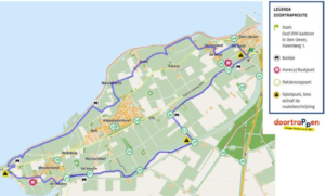 Doortraproute Wieringen 25 km