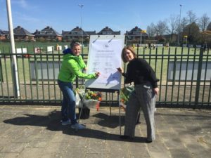 Ondertekening Sportakkoord door Sandra